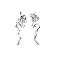 ราคา Pandora ต่างหู Rose Sterling Silver Stud Earrings สีเงิน (MKP1704198)