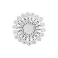 ราคา Kassa Home กิ๊บหนีบผ้า พลาสติก รุ่น 1028 ขนาด 15.5 x 15.5 x 3 ซม. (แพ็ค 18 ชิ้น) สีขาว (MKP0891762)