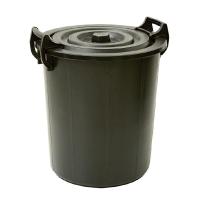 ราคา Kassa Home ถังน้ำพร้อมฝา รุ่น NO.20 ขนาด 66 ลิตร สีดำ (MKP1224364)