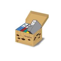 ราคา ONE กล่องเก็บเอกสารพับได้ ฝาในตัวน้ำตาล ลายก้อนเมฆ ONE (MKP0980858)