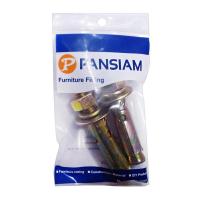 ราคา Pansiam พุกเหล็ก รุ่น P-20058 ขนาด 5/8 นิ้ว (แพ็ก 2 ตัว) สีซิงค์รุ้ง (MKP1134001)