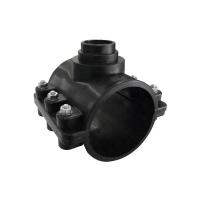 ราคา Chaiyo Pipe แคลมป์รัดแยกท่อพีอี ออกท่อพีอี ด้านเดียว รุ่น 359-101 ขนาด 75 มม. x 3/4 นิ้ว สีดำ (MKP0784804)