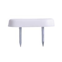 ราคา PANSIAM พลาสติกรองเลื่อนเฟอร์นิเจอร์สี่เหลี่ยม+ตะปู(แบบตอก) PG-16 16 x 42 x 6 มม.(แพ็ก 10 ชิ้น) ขาว (MKP1114393)