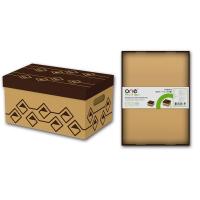 ราคา ONE กล่องอเนกประสงค์พับได้ ฝาแยกน้ำตาล ลายเหล็กดัด ONE (MKP0980411)