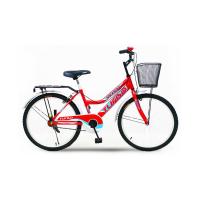 ราคา TURBO BICYCLE จักรยานแม่บ้าน 26" วิช สีแดง (MKP0884107)