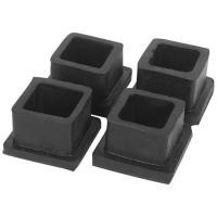 ราคา Giant Kingkong ยางรองขาโต๊ะสี่เหลี่ยม(สวมนอก) รุ่น S01 ขนาด 1 นิ้ว แพ็ก 4 ชิ้น สีดำ  (MKP1135949)