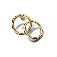 ราคา PANDORA ต่างหู 14k Gold-plated stud earrings สีทอง (MKP1733348)