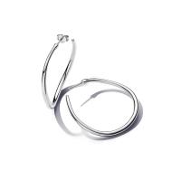 ราคา PANDORA ต่างหู Sterling silver hoop earrings สีเงิน (MKP1733366)