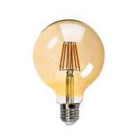 ราคา Hi-tek หลอดวินเทจ LED 6 วัตต์ Warm White รุ่น HLLG95006G ทรงกลม G95 กระจกสีชาทอง E27 (MKP1160918)