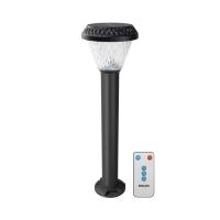ราคา PHILIPS โคมไฟเสาสนามโซลาร์เซลล์ พร้อมรีโมต 2.2W Warm White รุ่น BGC010 LED3/WW2.2W R สีดำ (MKP1376629)