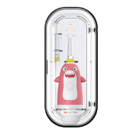 ราคา MEGATEN แปรงสีฟันไฟฟ้าสำหรับเด็ก - ด้ามปลาฉลาม (ขนแปรงนุ่ม) (MKP1705445)