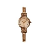 ราคา KIMIO นาฬิกาข้อมือผู้หญิง Luxury Women Exquisite Diamond ประดับเพชร สวยหรูหรา รุ่น K6108 สีน้ำตาล (MKP0572746)