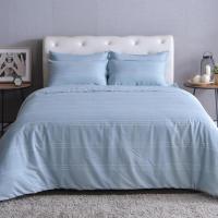 ราคา LUCKY MATTRESS ผ้าปูที่นอนพร้อมผ้านวม COTTON 100% SIGNATURE COTTON COLLECTION 5 ฟุต CD 016 สีฟ้า (MKP1390123)
