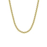 ราคา 555jewelry สร้อยคอ Unisex สแตนเลสสตีล สีทอง 45cm (MKP1707656)
