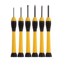 ราคา STANLEY ไขควงซ่อมนาฬิกา รุ่น 66-052 (แพ็ค 6 ชิ้น) สีเหลือง-ดำ แพ็ค (MKP1154722)