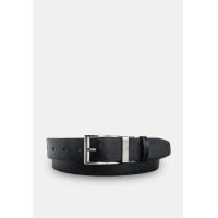 ราคา BROWN STONE เข็มขัดหนังแท้ Executive Saffiano Reversible Belt - Black สีดำ 35 (MKP0007255)