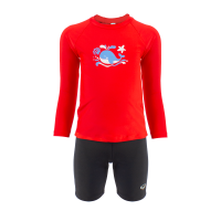 ราคา GRAND SPORT ชุดว่ายน้ำเด็กชายแบบ 2 ท่อน สีแดง (342240) 7-8 Years (MKP1471942)