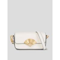 ราคา KARL LAGERFELD กระเป๋ารุ่น K/SIGNATURE FAN SMALL CROSSBODY BAG สี OFF WHITE One Size (MKP1701717)
