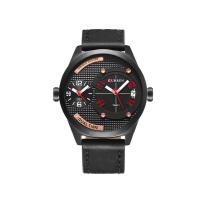ราคา CURREN นาฬิกาข้อมือผู้ชายสายหนังสปอร์ต Multiple Time พร้อมวันที่แสดง รุ่น C8252 (MKP0307159)