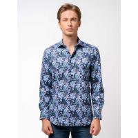 ราคา OLYMP เสื้อเชิ้ตผู้ชายแขนยาว เสื้อเชิ้ตทำงาน ทรงหลวม พิมพ์ลายดอกไม้ รีดง่ายยับยาก 44 EU (MKP1716256)