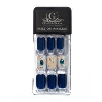 ราคา Glaze & Glam เล็บปลอมสำเร็จรูปพร้อมเทปกาวในตัว 30 ชิ้น PM0053 (CDS28402213)