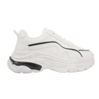 ราคา ROVING FOX รองเท้าผ้าใบ รุ่น FW1946 สีขาว/ดำ 36 (MKP1459960)