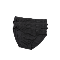 ราคา ELLE HOMME กางเกงในชายรุ่นแพ็ค 3 ชิ้น สุดคุ้ม เนื้อผ้า Cotton 100% KUB9999BL สีดำ M (MKP1729878)