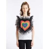 ราคา ICONIC เสื้อยืดผู้หญิง รุ่น WHITE FREEDOM HEART สีขาว XL (MKP1736798)