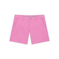 ราคา GIORDANO กางเกงขาสั้นผู้หญิง Twill Mid-Rise Slim Fit Pocket Shorts (180 Elastic Waistband) สีชมพู 25 EU (MKP1752415)