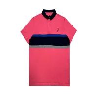 ราคา NAUTICA เสื้อโปโลสำหรับผู้ชาย สีชมพู XL (MKP1621386)