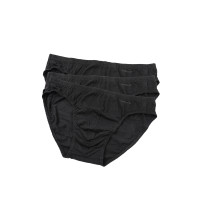 ราคา ELLE HOMME กางเกงในชายรุ่นแพ็ค 3 ชิ้น สุดคุ้ม เนื้อผ้า Cotton 100% KUB9999BL สีดำ L (MKP1729880)