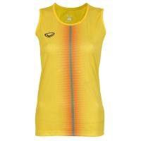 ราคา GRAND SPORT เสื้อวิ่งหญิงพิมพ์ลายด้านหน้า สีเหลือง (017147) L (MKP1174114)