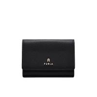 ราคา FURLA กระเป๋าสตางค์ผู้หญิง รุ่น FURLA CAMELIA M COMPACT WALLET FLAP สี NERO One Size (MKP1735293)