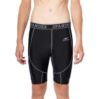 ราคา SPANDEX กางเกงรัดกล้ามเนื้อขาสั้น SP002 สีดำ/เทา XL (MKP0614333)