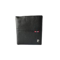 ราคา PIERRE CARDIN กระเป๋าสตางค์ผู้ชายหนังแท้สีดำ One Size (MKP1731726)