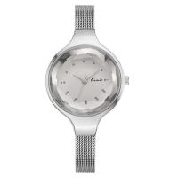 ราคา KIMIO นาฬิกาข้อมือผู้หญิง Fashion Simple สายสแตนเลส หัวเข็มขัด ปรับสายได้ รุ่น K6245 สีขาว (MKP0546163)
