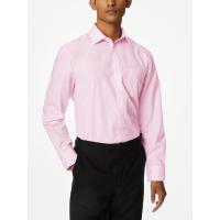 ราคา Marks & Spencer เสื้อเชิ้ตผู้ชาย Regular Fit Easy Iron Cotton Blend สี D6_Soft Pink 15 UK (CDS13265984)