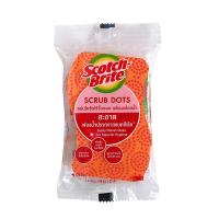 ราคา Scotch-brite แผ่นใยขัดสครับดอท ไร้ริ้วรอย สก๊อตช์-ไบรต์ (MKP1641554)