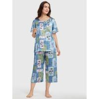 ราคา ELIZABETH ชุดนอนผู้หญิงเสื้อแขนสั้น ปกฮาวาย + กางเกงขา 5 ส่วน เอวยาวยืด หลากสี XS (CDS10793107)