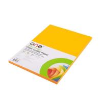 ราคา ONE กระดาษสีถ่ายเอกสาร 21 ส้มสะท้อนแสง (100แผ่น) ONE (MKP1005939)