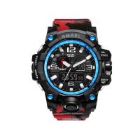 ราคา SMAEL นาฬิกาข้อมือผู้ชาย Sport Digital & Analog Multiple Function Display รุ่น SM1545 สีแดง (MKP0592937)