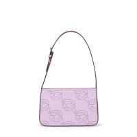 ราคา KARL LAGERFELD กระเป๋ารุ่น K/IKONIK PERFORATED SHOULDER BAG สี VIOLETTA One Size (MKP1737489)