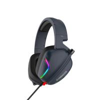 ราคา Gamenote เกมส์โน๊ต หูฟังเกมมิ่ง รุ่น H2019U สเตอริโอ 7.1 USB สีน้ำเงิน (MKP0362786)