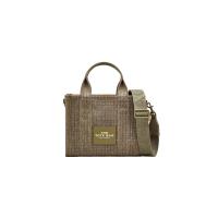ราคา MARC JACOBS กระเป๋าโท้ท THE CRYSTAL CANVAS SMALL TOTE BAG สี SLATE GREEN CRYSTAL One Size (MKP1706600)