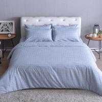 ราคา LUCKY MATTRESS ผ้าปูที่นอนพร้อมผ้านวม COTTON 100% SIGNATURE COTTON COLLECTION 6 ฟุต CD 018 สีฟ้า (MKP1390148)