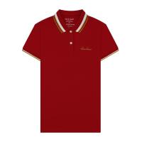 ราคา GIORDANO เสื้อโปโลผู้หญิงลายปัก Signature สีแดง Haute Red M (MKP1752447)