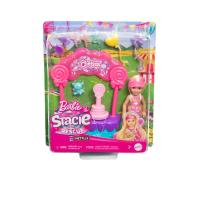 ราคา Barbie ตุ๊กตาบาร์บี้ Barbie & Stacie To The Rescue Chelsea และร้านขายอมยิ้ม HRM07 สีหลากสี (CDS11212386)