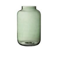 ราคา Central Home แจกันแก้วทรงกระบอกพิมพ์ลาย ขนาด 15X25.5 ซม. สีเขียว (CDS97315131)