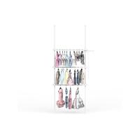 ราคา TUGU ชุด 2เสา 3ราวแขวน ชุดราวแขวนไม่ต้องเจาะ แถมฟรีวิงแขวนและไม้สอย สีขาวล้วน (R58PW) (MKP1739044)