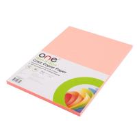 ราคา ONE กระดาษสีถ่ายเอกสาร 20 ชมพูสะท้อนแสง (100แผ่น) ONE (MKP1005933)